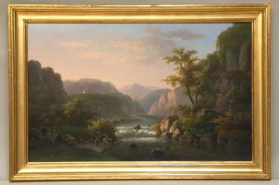 Willem de Klerk "Landschaft mit Fluß"