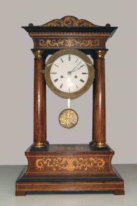 Säulenuhr Biedermeier