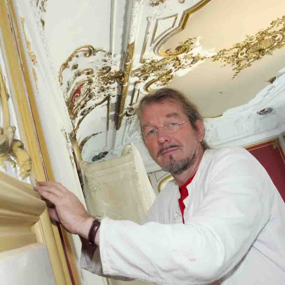 Hans-Werner Ludwig im Schloss Hermsdorf, Barocksaal Hans-Werner Ludwig im Schloss Hermsdorf, Barocksaal