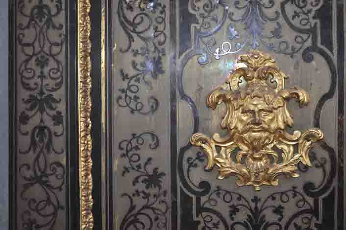 Boulle-Kommode Dresdner Schloss (Detail)