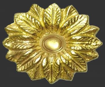 Rosette feuervergoldet